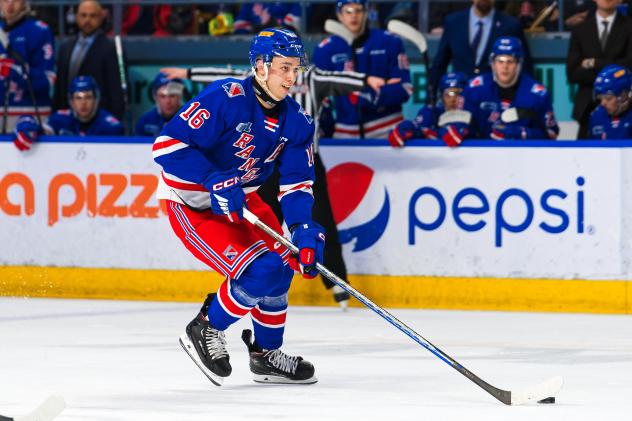 Kitchener Rangers left wing Justin Bottineau
