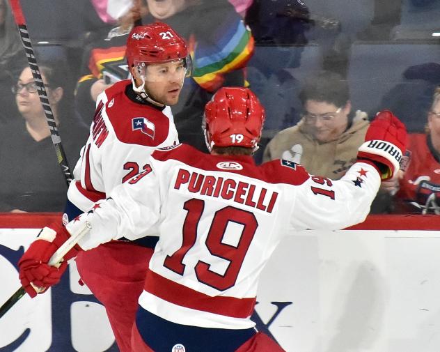 Allen Americans forward Brandon Puricelli