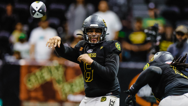 San Diego Strike Force quarterback Nate Davis