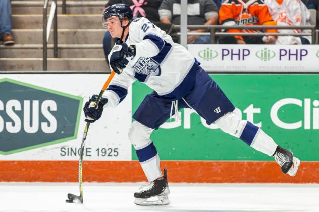 Worcester Railers' John Copeland in action