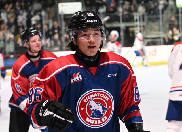 Wenatchee Wild's forward Kenta Isogai