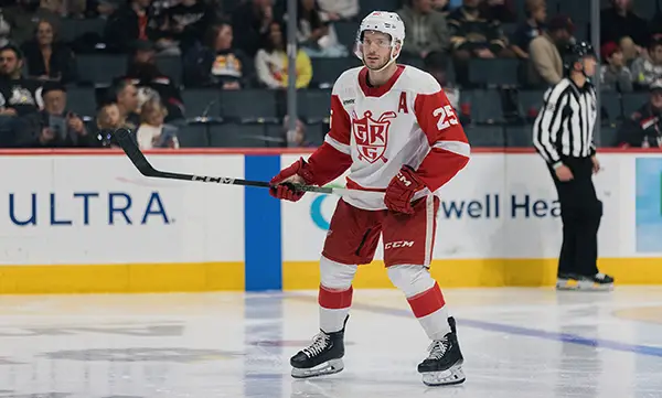 Grand Rapids Griffins defenseman Brogan Rafferty