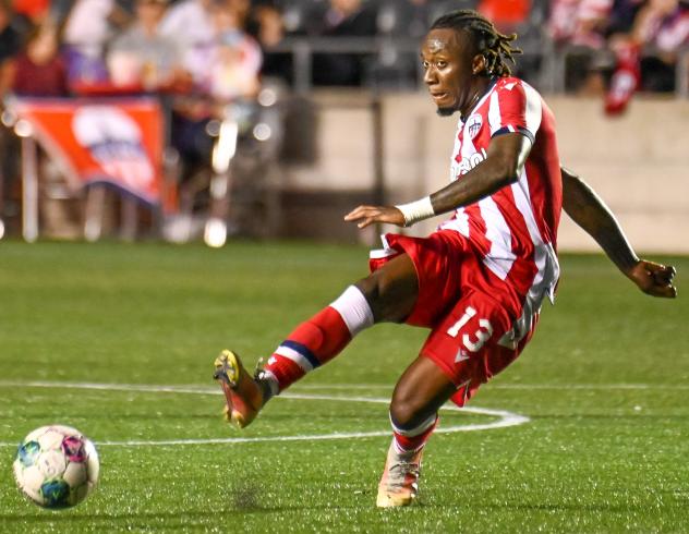 Atlético Ottawa forward Ballou Tabla