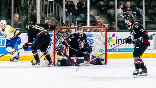 Red Deer Rebels goaltender Chase Wutzke