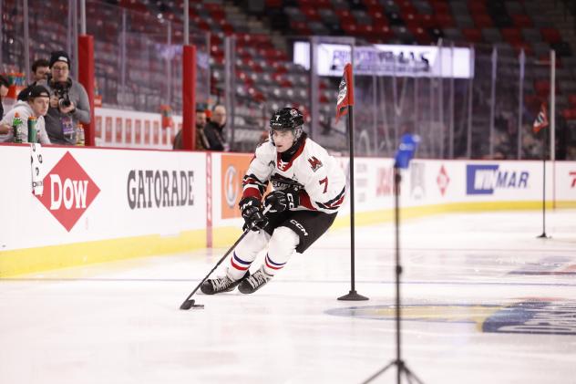 Jett Luchanko of the Guelph Storm