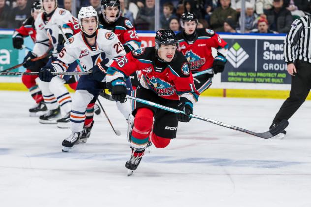 Kelowna Rockets left wing Ty Hurley