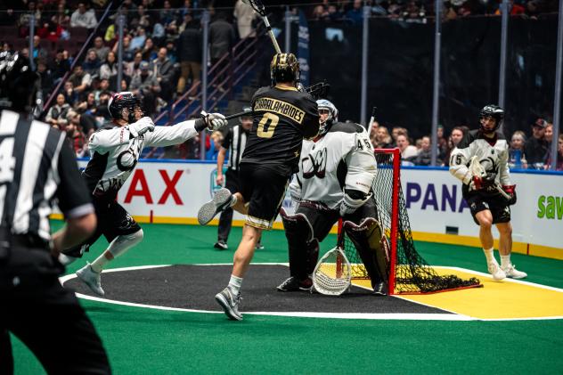 Vancouver Warriors' Adam Charalambides in action