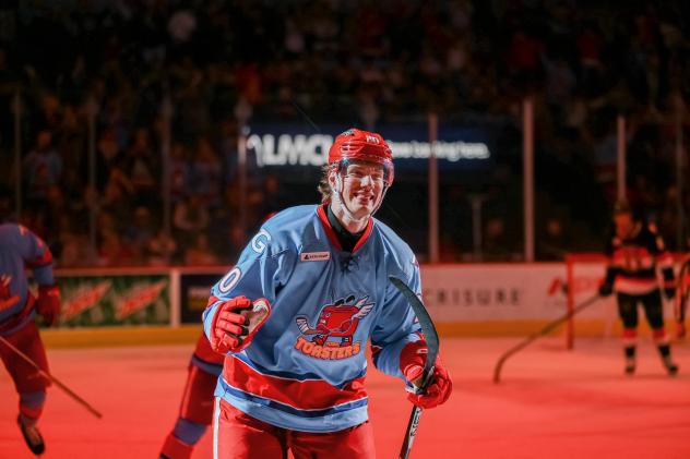 Grand Rapids Griffins' Elmer Söderblom on game night