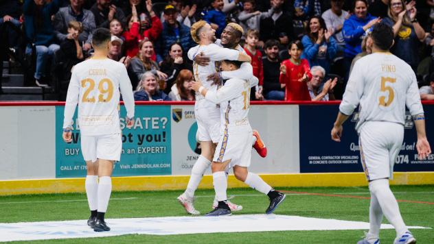 San Diego Sockers celebrate win