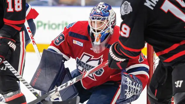 Kalamazoo Wings goaltender Hunter Vorva