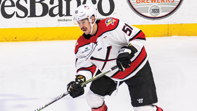 Wheeling Nailers forward Jordan Martel