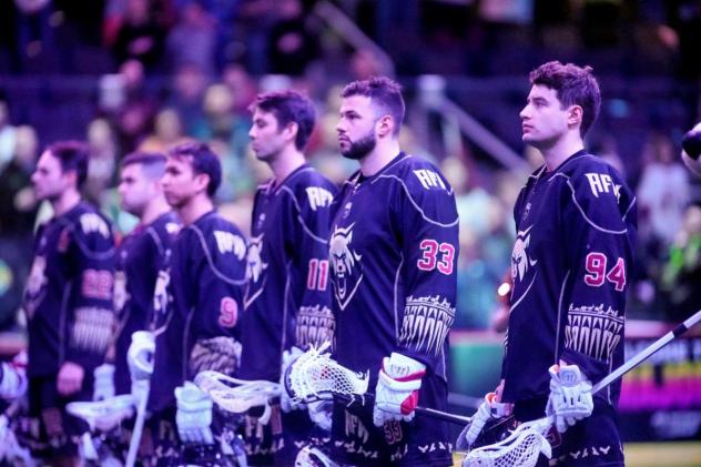 Albany FireWolves pregame lineup