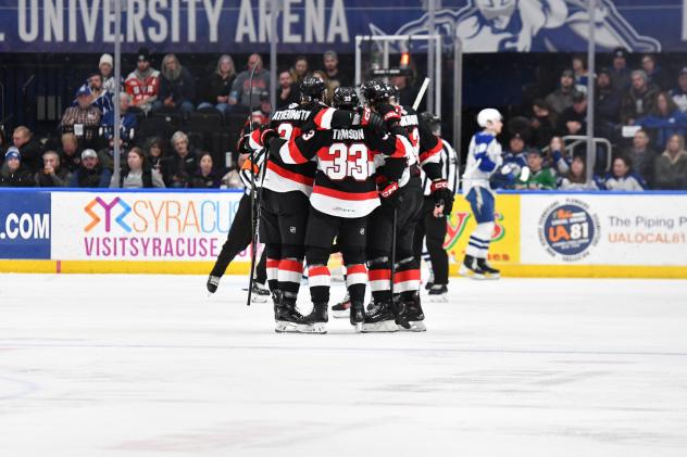 Belleville Senators celebrate win