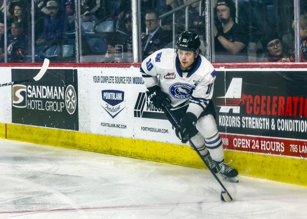 Wenatchee Wild's Evan Friesen in action