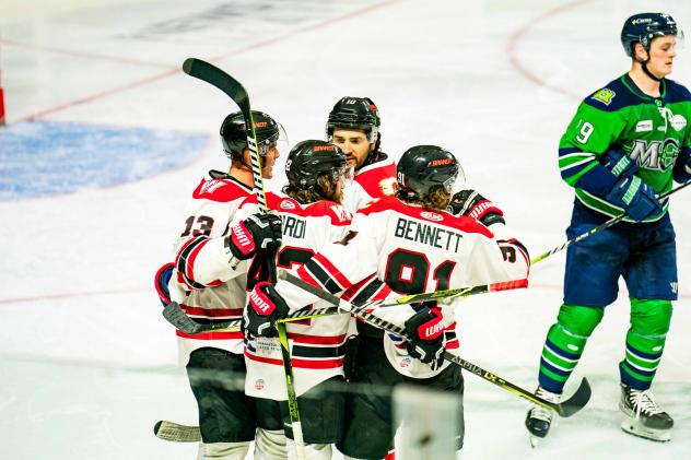 Rapid City Rush celebrate win