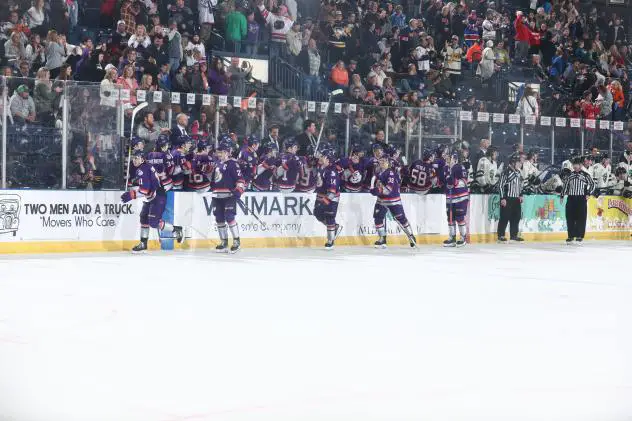 Youngstown Phantoms celebrate win