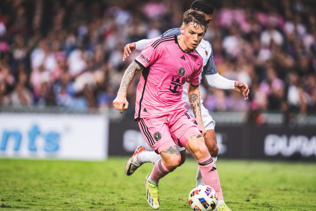 Inter Miami CF in preseason action at Hong Kong