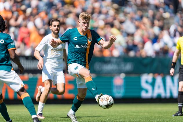 Winger Nick Moon with San Diego Loyal SC