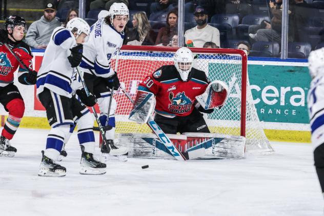 Kelowna Rockets' Jari Kykkanen on game night