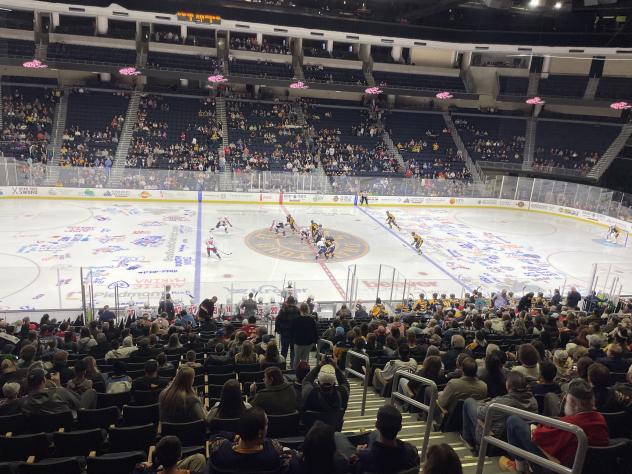 Action at an Atlanta Gladiators game
