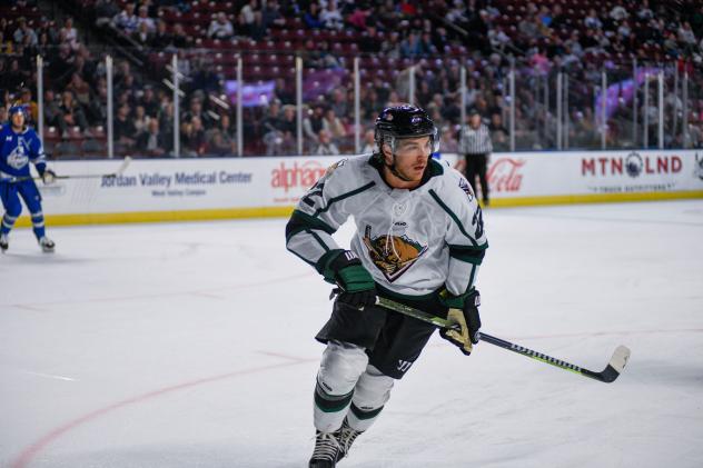 Utah Grizzlies forward Dakota Raabe