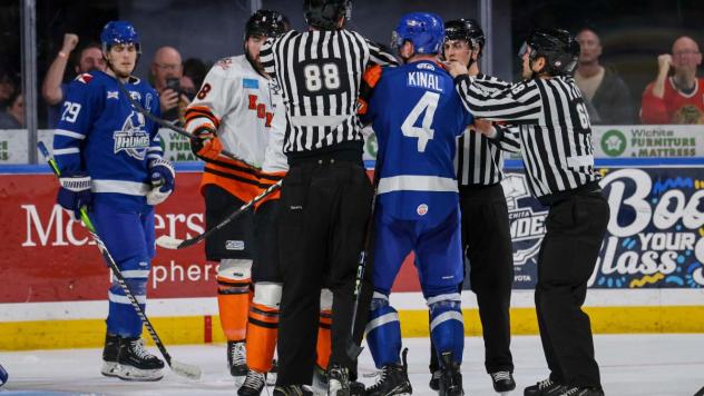 Wichita Thunder on game night