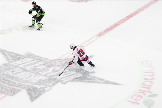 South Carolina Stingrays' Tyson Empey on the ice