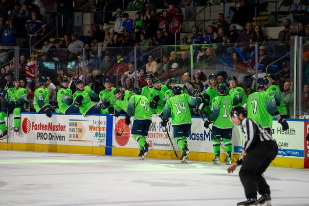 Springfield Ice-O-Topes celebrate win