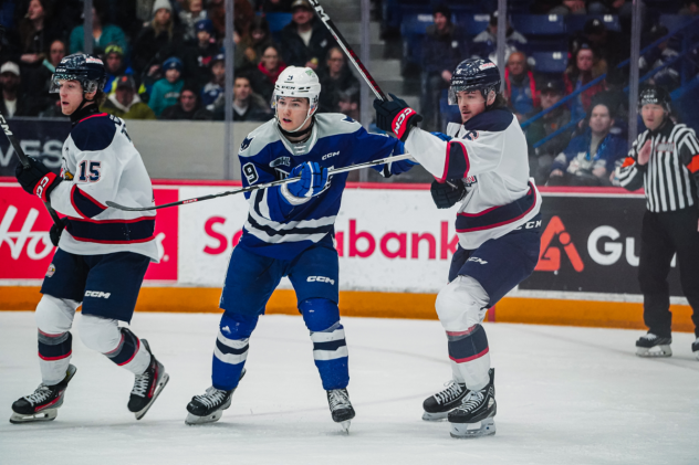 Sudbury Wolves' Chase Coughlan on game night