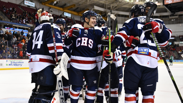 South Carolina Stingrays celebrate a win