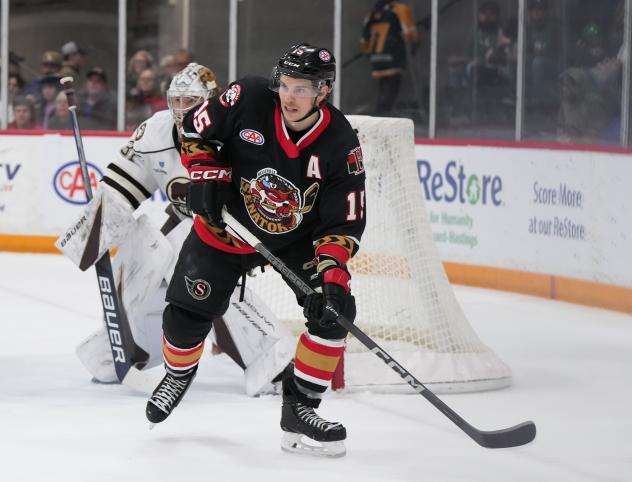 Belleville Senators centre Matthew Highmore