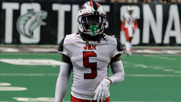 Jacksonville Sharks defensive back Jabari Gorman