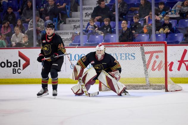 Vancouver Giants goaltender Brett Mirwald