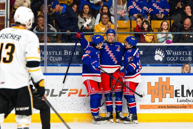 Kitchener Rangers celebrate win