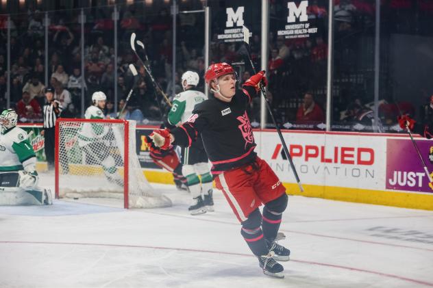Grand Rapids Griffins' Jonatan Berggren on game night