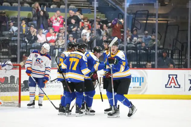 Tucson Roadrunners on game night