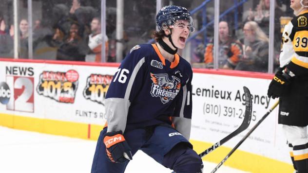 Flint Firebirds right wing Nathan Aspinall