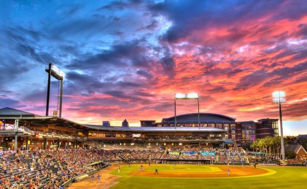 121 Financial Ballpark, home of the Jacksonville Jumbo Shrimp