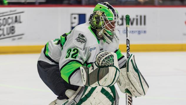 Savannah Ghost Pirates goaltender Michael Bullion