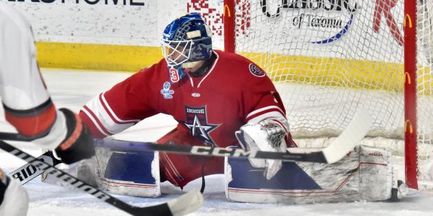 Allen Americans goaltender Marco Costantini