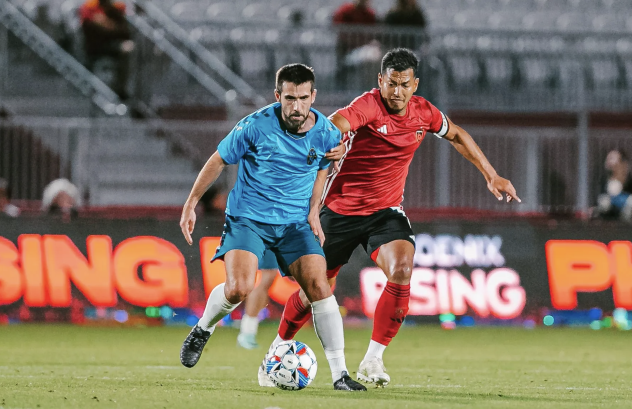 Las Vegas Lights FC in action