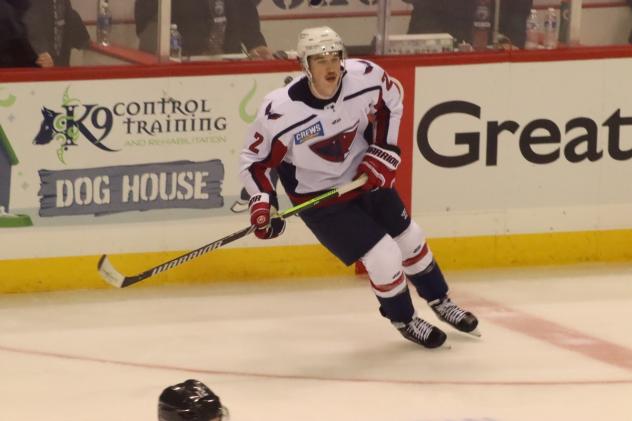 South Carolina Stingrays' Jack Adams on the ice