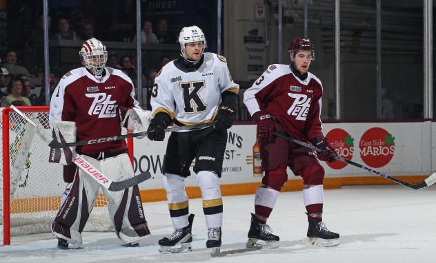Peterborough Petes defend the Kingston Frontenacs