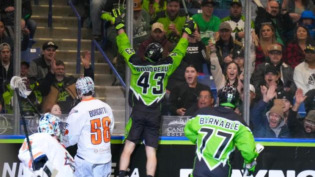 Jake Boudreau of the Saskatchewan Rush