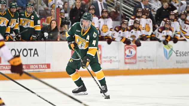 Defenseman Mike Van Unen with Northern Michigan University