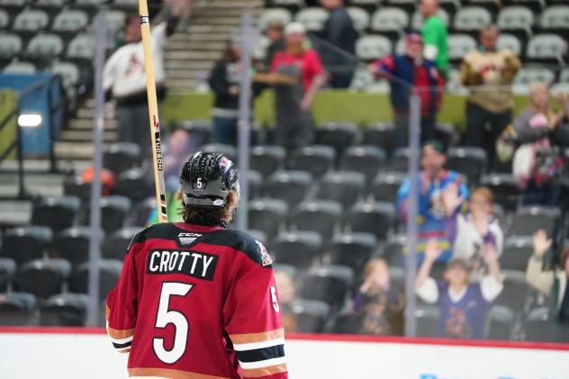Tucson Roadrunners defenseman Cameron Crotty