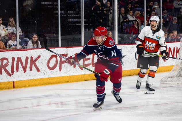 Allen Americans' Jordan-Ty Fournier on game night