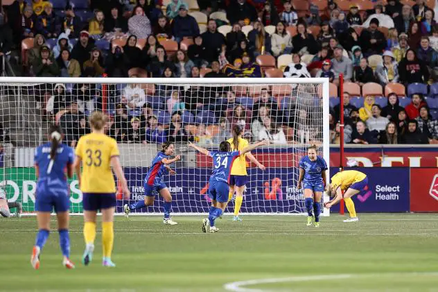 North Carolina Courage and the Utah Royals FC on game night