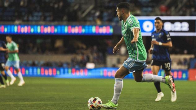 Seattle Sounders FC take on the San Jose Earthquakes