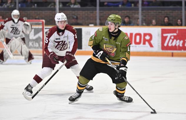 Peterborough Petes face the North Bay Battalion